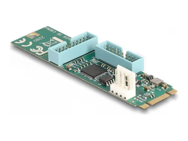 DELOCK Konverter M.2 Key B+M Stecker zu