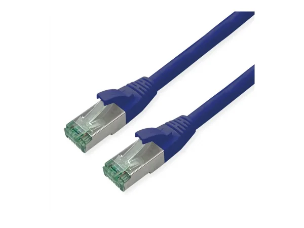 ROLINE RM Patchkabel Kat.6A blau 15m