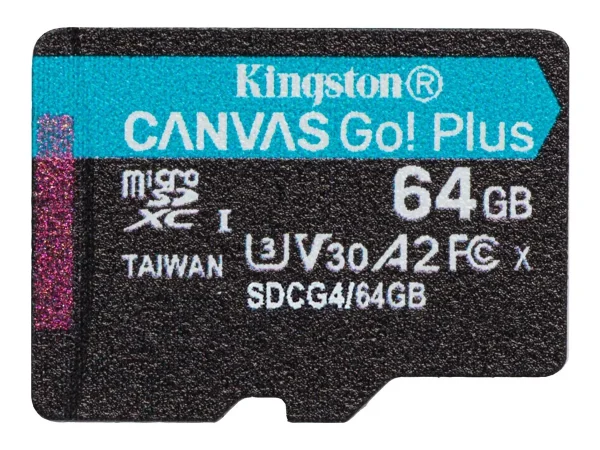 KINGSTON 64GB microSDXC Canvas w/o ADP