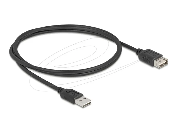 DELOCK USB 2.0 Verl. Kabel Typ-A 1m