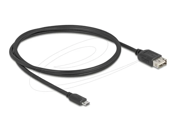 DELOCK USB 2.0 Kabel Typ Micro-B zu A 1m