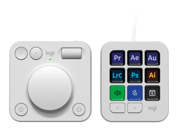 LOGI MX Creative Console Pale Grey