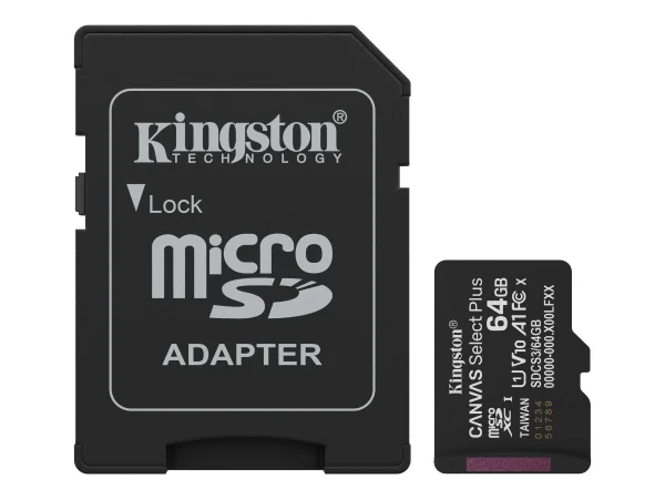 KINGSTON 64GB microSDXC Canvas Select