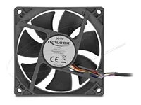 DELOCK Axiallufter 12 V DC 80 x 80 x 25