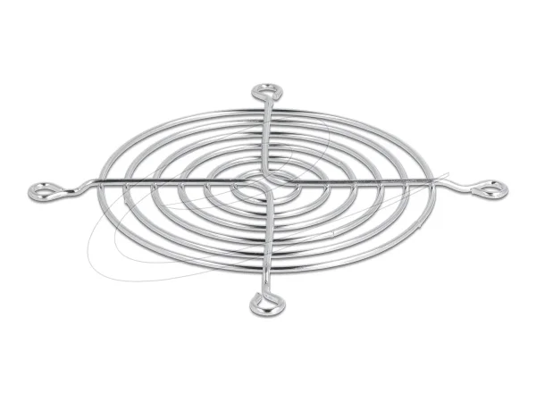 DELOCK Luftergitter 92 x 92mm silber