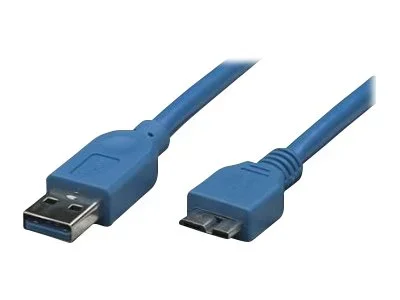 TECHLY USB3.0 Anschlusskabel BLAU 0,5m