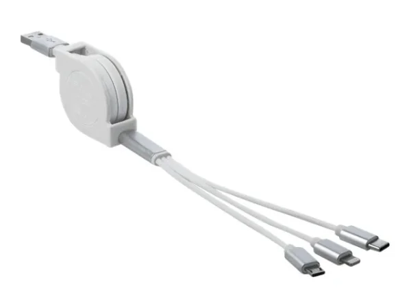 DELOCK USB 3in1 Aufrollladekabel
