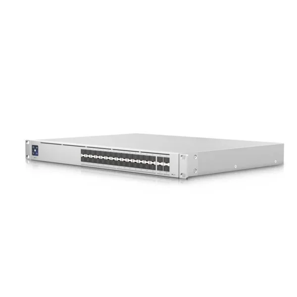 Ubiquiti Switch UniFi 28xSFP+ 10GBit/4xSFP28 25GBit Managed 19" Rack-Mountable, 1,3" Touchscreen