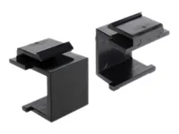 DELOCK Keystone Abdeckung schw. 4 Stück