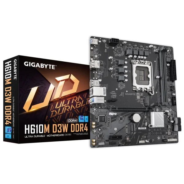 YY GIGA H610M D3W DDR4 S1700/DDR4/DP-HDMI/µATX
