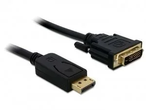 Delock Kabel DisplayPort 1.1 (DP) ==> DVI-D 2m St/St