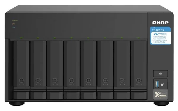 QNAP NAS TS-832PX-4G (8 Bay)