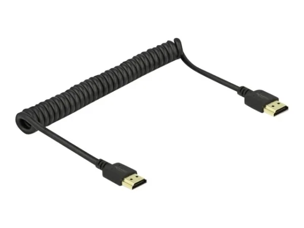 DELOCK HDMI Spiralkabel 4K 60Hz