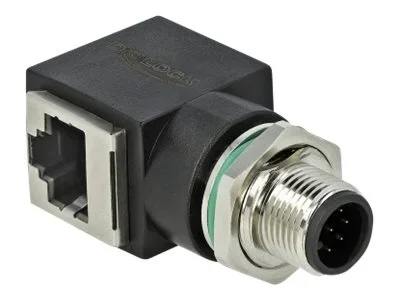 DELOCK Netzwerkadap. M12 8 Pin A-kodiert