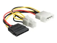 DELOCK Kabel Power 4pin> SATA15Pin + P4