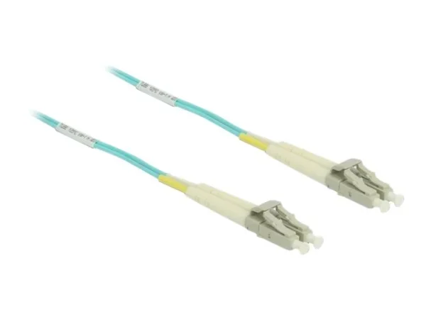 DELOCK Kabel LWL LC zu LC MM OM3 0,5m