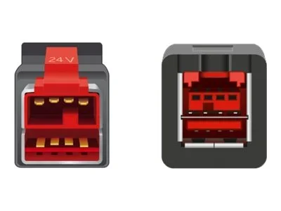 DELOCK PoweredUSB Verlängerung 24V 1m
