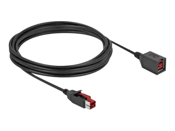 DELOCK PoweredUSB Verlängerung 24V 4m