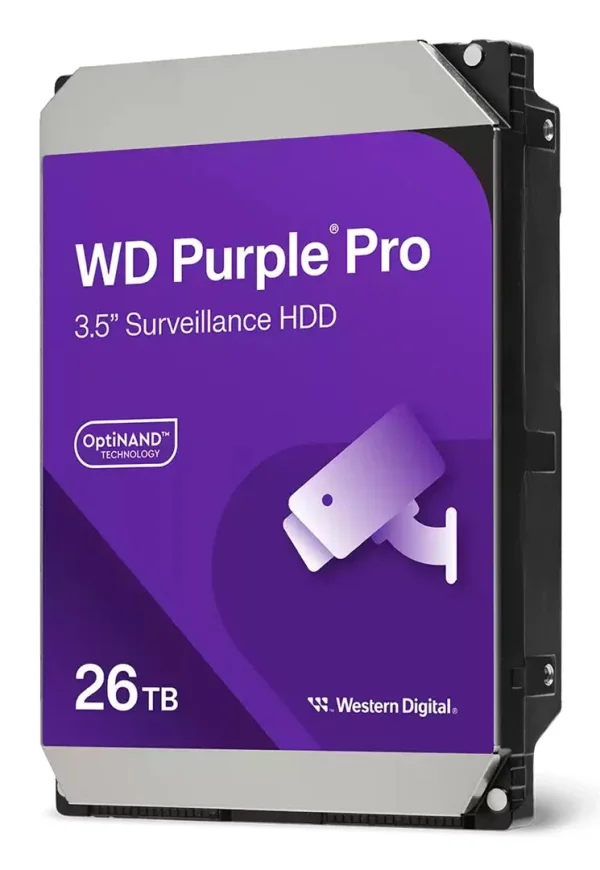 WD HD3.5" SATA3 26TB WD260PURP / Surveillance (Di)