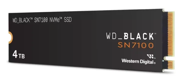 WD SSD M.2 (2280) 4TB Black SN7100 PCIe 4.0/NVMe (Di)
