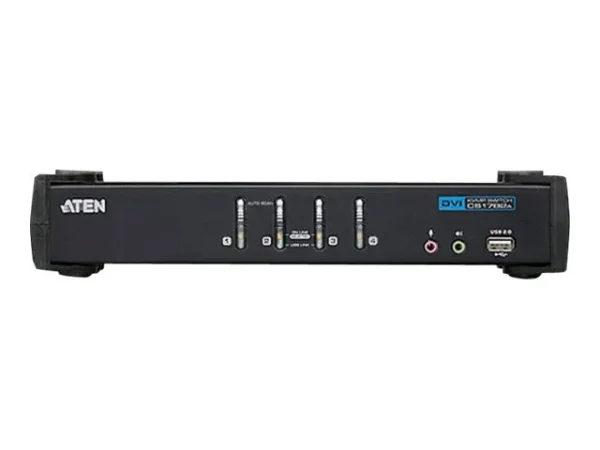 ATEN CS1764A KVM Switch DVI USB 4 Ports