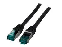 EFB Patchkabel S/FTP Cat6A SCHWARZ