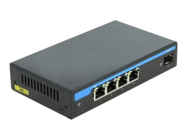 DELOCK Gigabit Ethernet Switch 4Port PoE