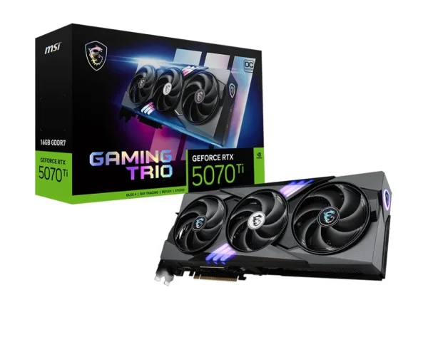 MSI VGA 16GB RTX5070TI GAMING TRIO OC 3xDP/HDMI GeForce RTX 5070 Ti 16G GAMING TRIO OC