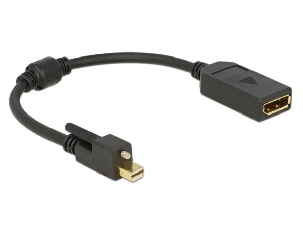 Delock Adapter Mini-DisplayPort auf DisplayPort mit Schraube