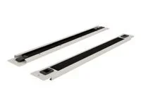 DELOCK 48,26cm Bürstenleiste 1 HE grau