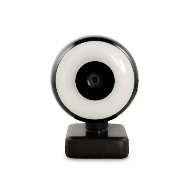 WEMISS CM-A2 Stream Series with Ring Light Full HD Webcam with 1/3"-CMOS Sensor  black