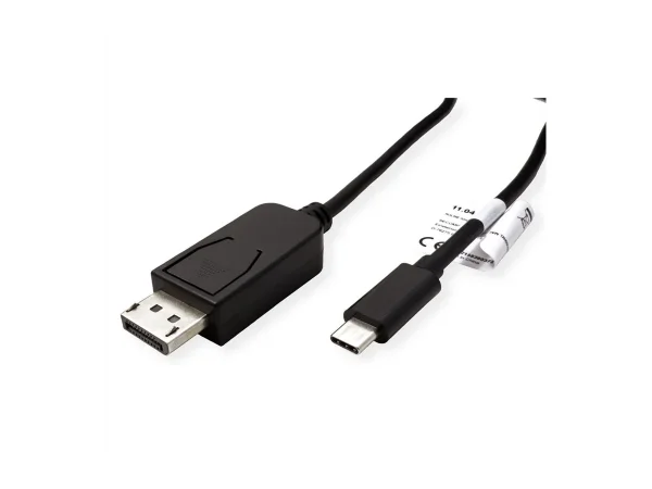ROLINE USB Typ C - DP Adapterkabel 1m