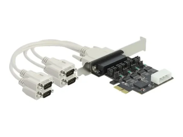 DELOCK PCI Express Karte zu 4xSeriell