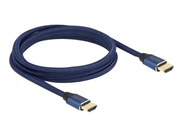 DELOCK HDMI Kabel 48Gbps 8K 60Hz blau 2m