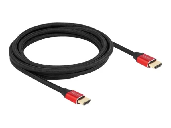 DELOCK HDMI Kabel 48Gbps 8K 60Hz rot 3m