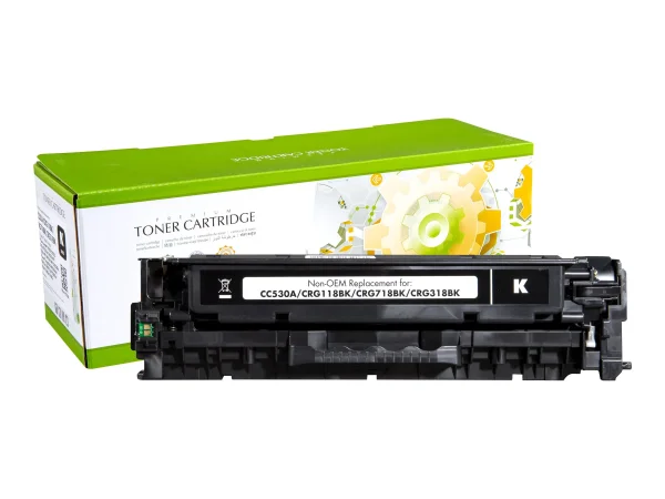 STATIC cartr HP CC530A blk reman 3.5k