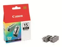 CANON 2x BCI-15bk Tinte schwarz i70 i80
