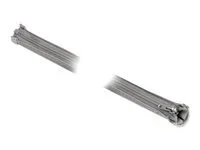 DELOCK Geflechtschlauch 2m x 20mm grau