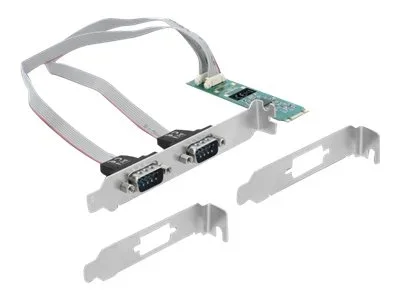 DELOCK M.2 Karte zu 2 x Seriell RS-232