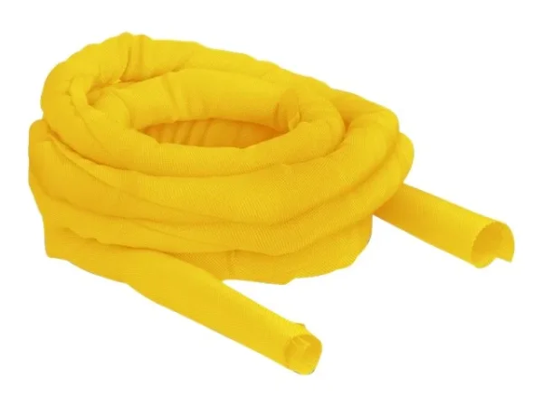 DELOCK Gewebeschlauch 5 m x 25 mm gelb