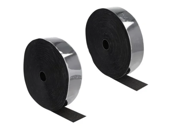 DELOCK Klettband L 15 m x B 50mm schwarz