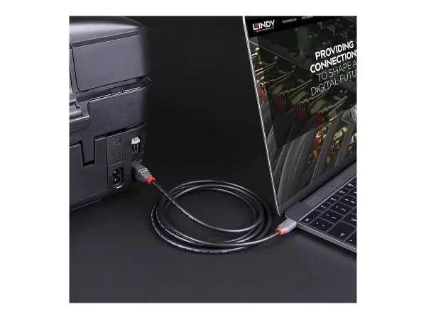 LINDY 2m USB 3.2 Typ C an B Kabel Anthr
