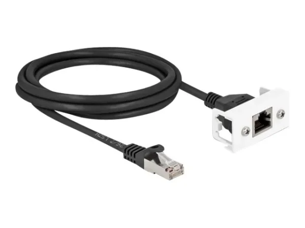 DELOCK Easy45 Modul S/FTP RJ45 Cat.6A 2m