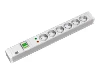 BACHMANN 48,26cm PDU PVC 6xCEE7/3 Schalt