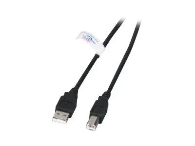 EFB USB2.0 Anschlusskabel A-B St.-St.