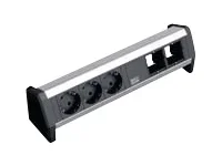 BACHMANN DESK 3x Schutzkontakt 2x ABD