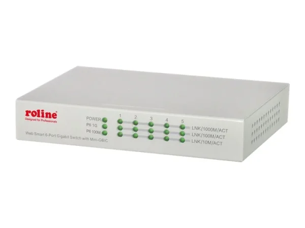 ROLINE Gigabit Ethernet Switch 6 Ports