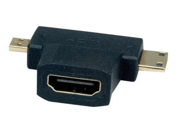 VALUE HDMI T-Adapter HDMI - HDMI Min/Mic