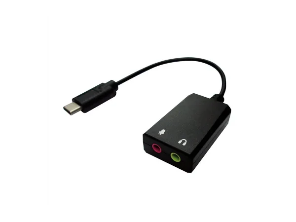 VALUE Adapter USB Typ C - 2x 3,5mm 0,13m