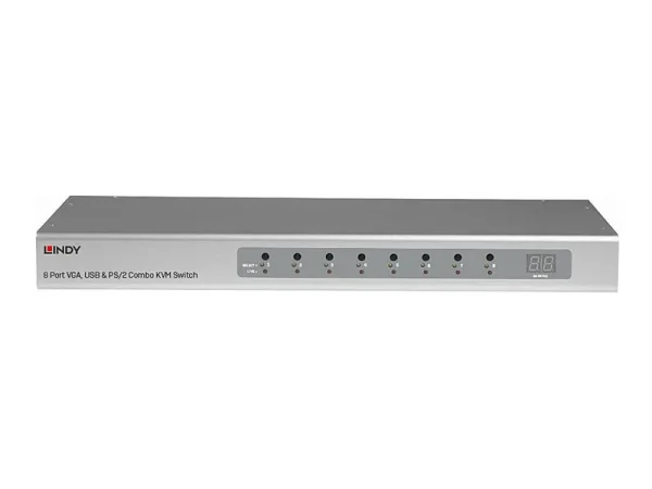 LINDY 8 Port VGA USB & PS/2 KVM Switch